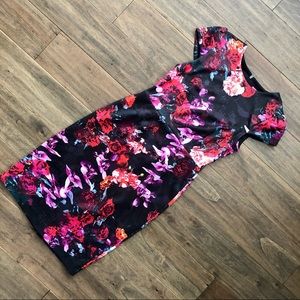 Betsey Johnson floral print cocktail dress
